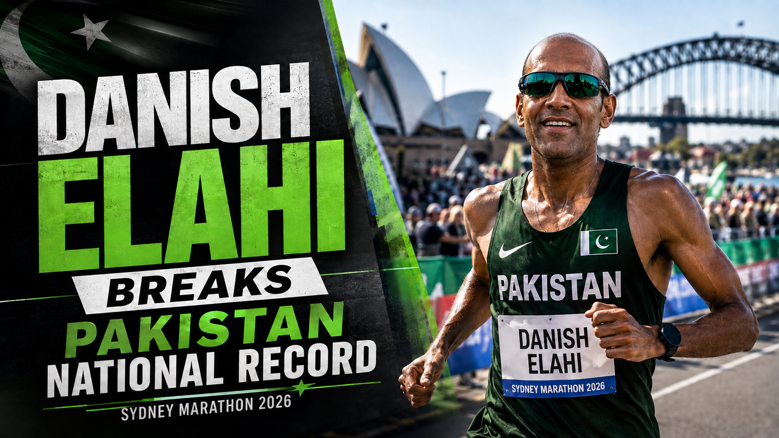 Pakistan’s Danish Elahi Breaks National Record at Sydney Marathon 2026