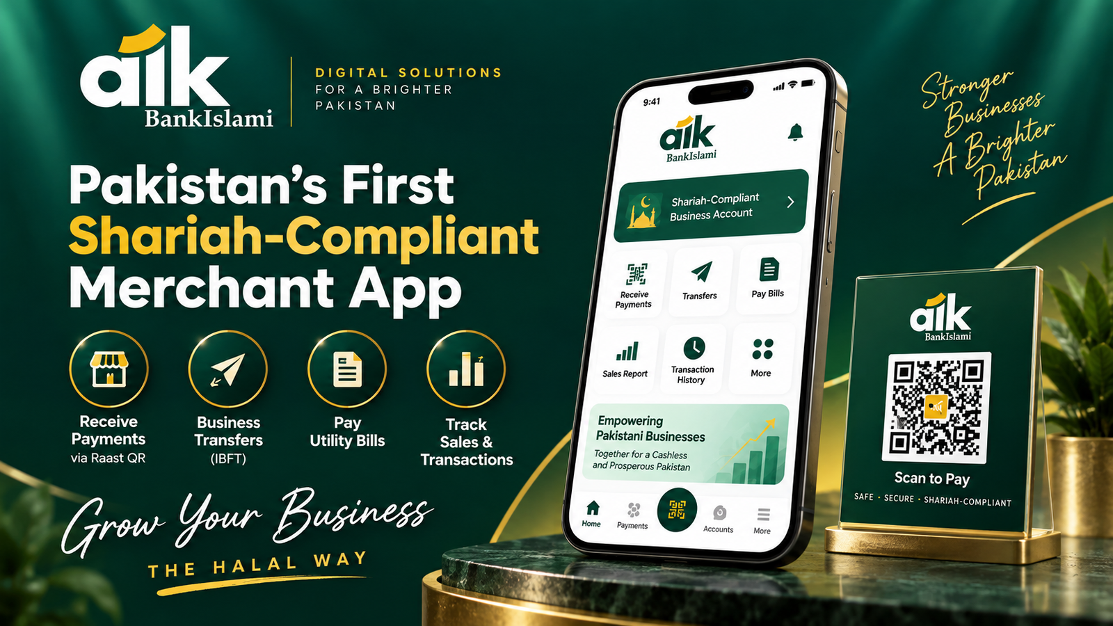 BankIslami aikTijarat Shariah-compliant merchant app for Pakistani businesses