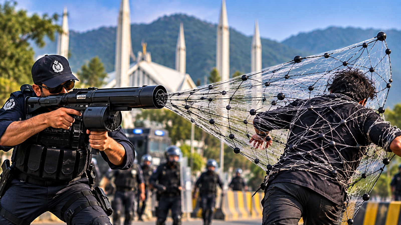 ISLAMABAD POLICE GET NET LAUNCHER