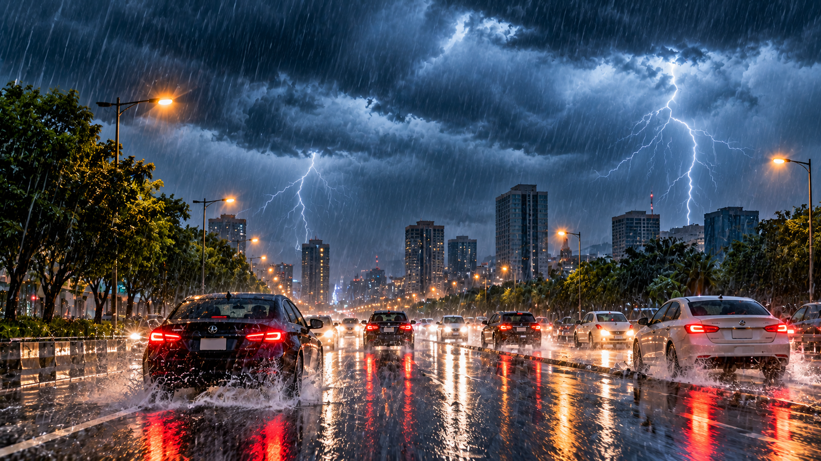 Rain and thunderstorms expected in Lahore and several Punjab districts according to PMD weather forecast.