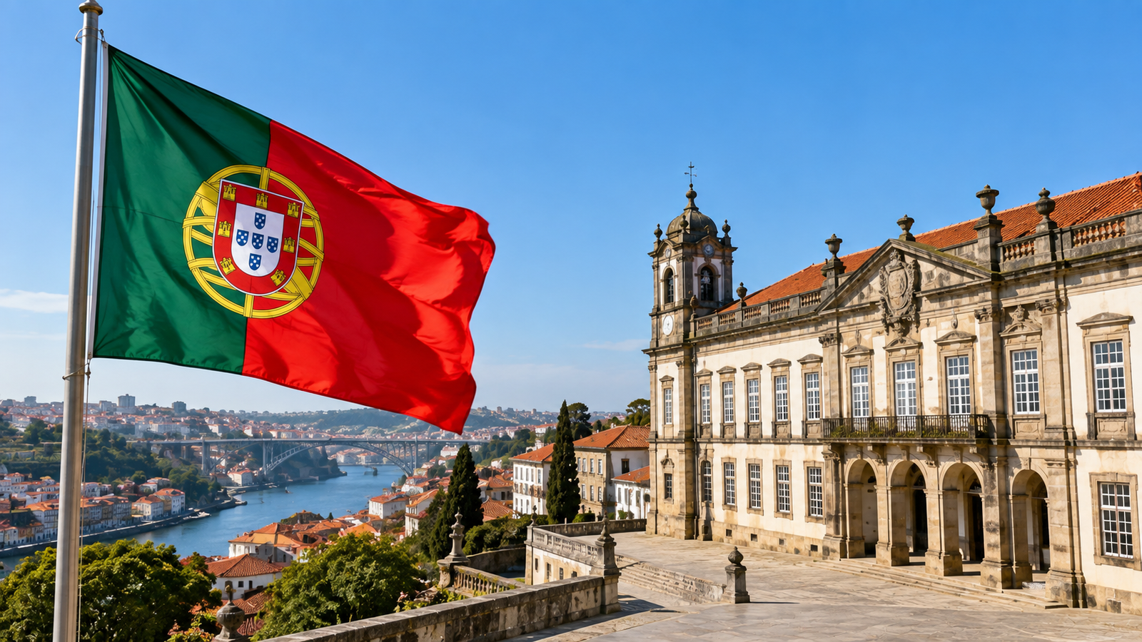 Portugal representing higher education and scholarship opportunities for Pakistani international students.