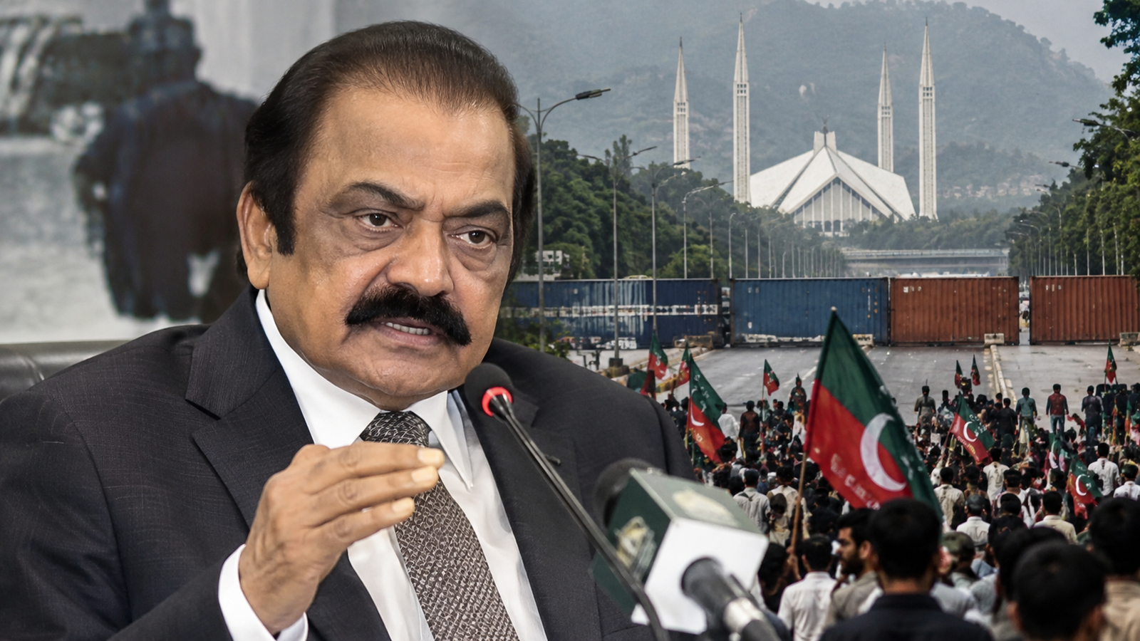Rana Sanaullah discusses possible emergency measures ahead of PTI's October 4 Islamabad march.