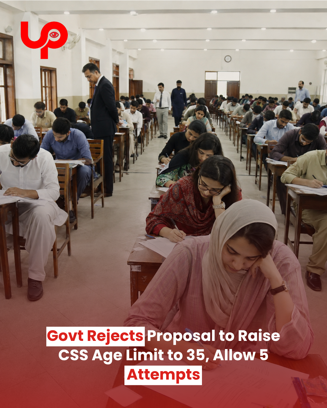Pakistan’s Establishment Division rejects proposal to increase CSS 2027 age limit to 35 years and attempts to five, keeping the existing limit at 30 years and three attempts.