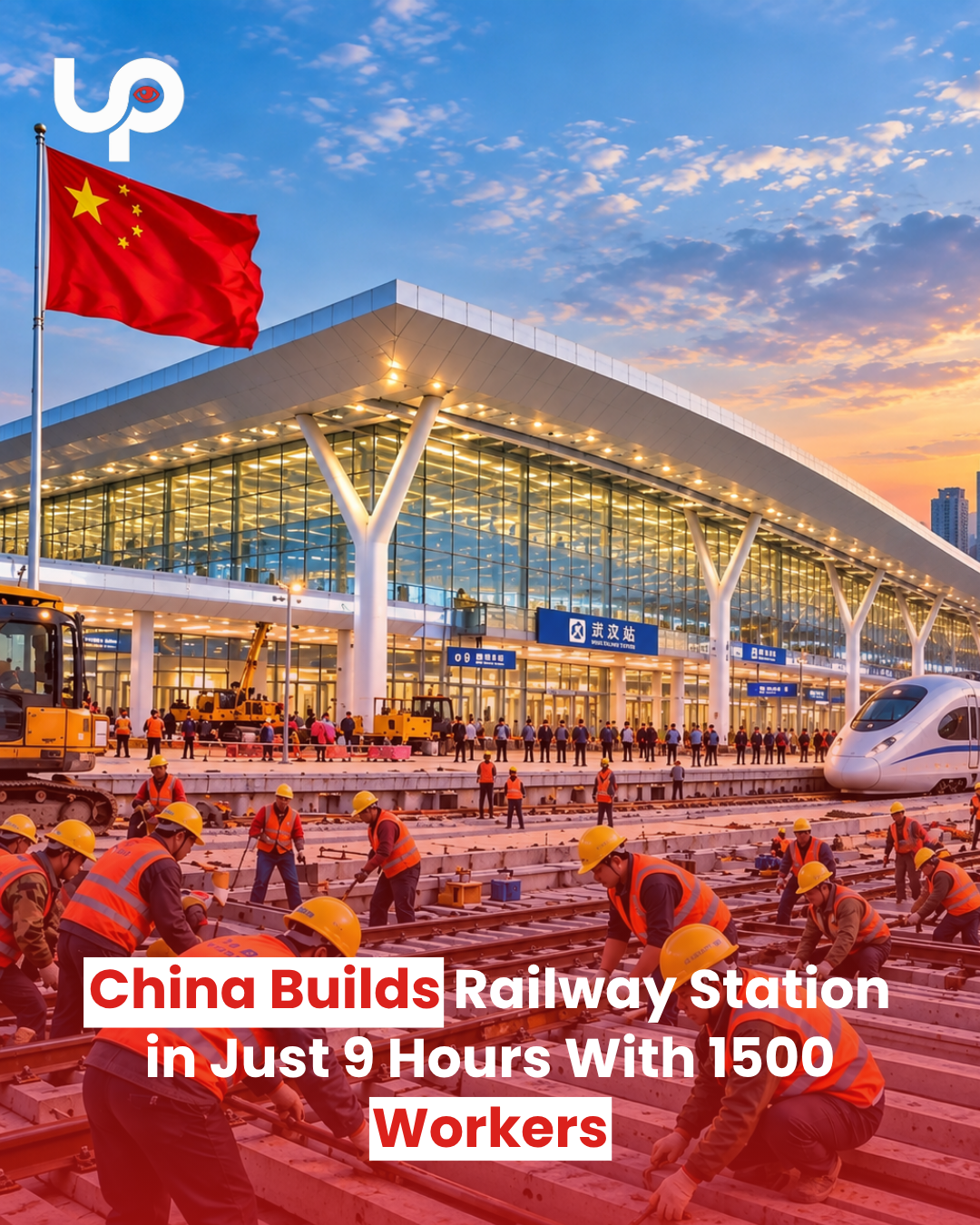More than 1,500 railway workers upgrading tracks and signaling systems at a major railway junction overnight.